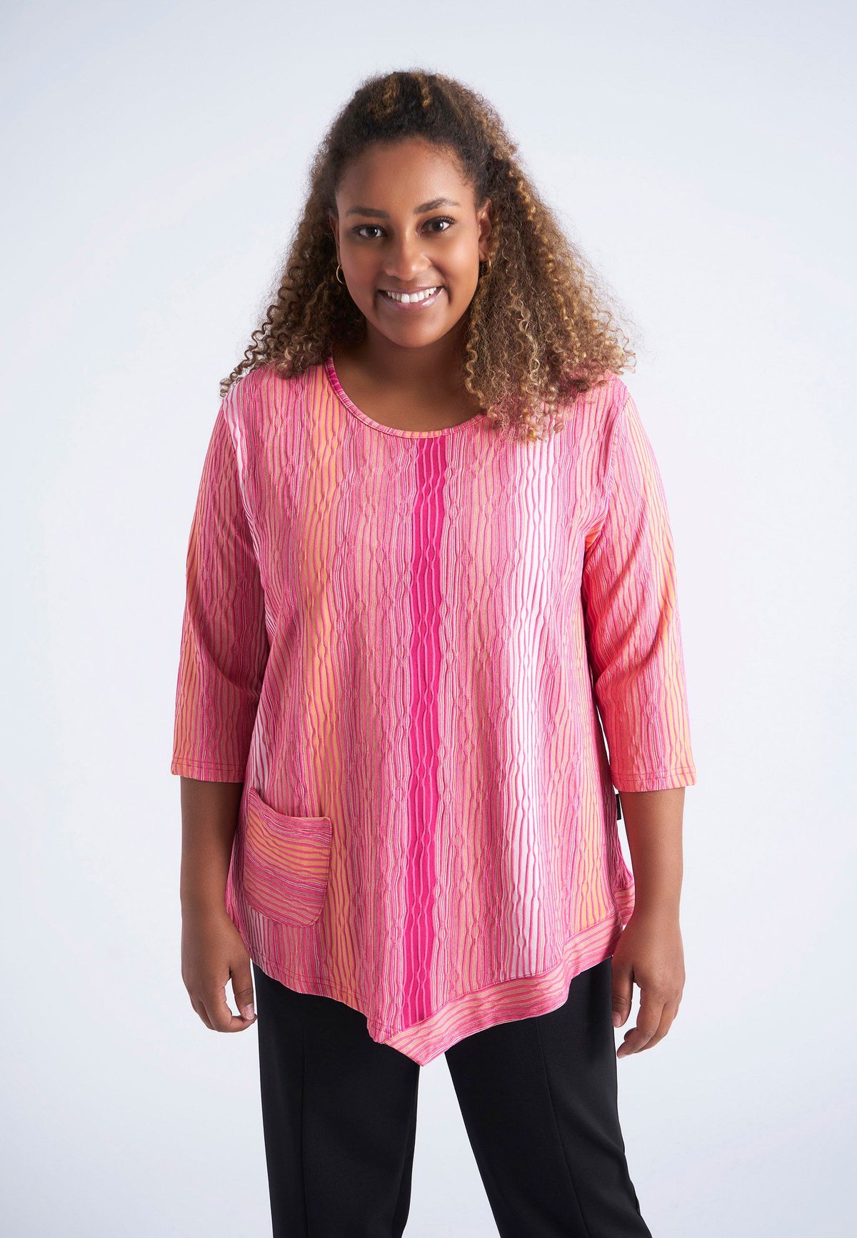 Pont Neuf - Bluse - Pnceleste - Fuchsia - Xl/48-50