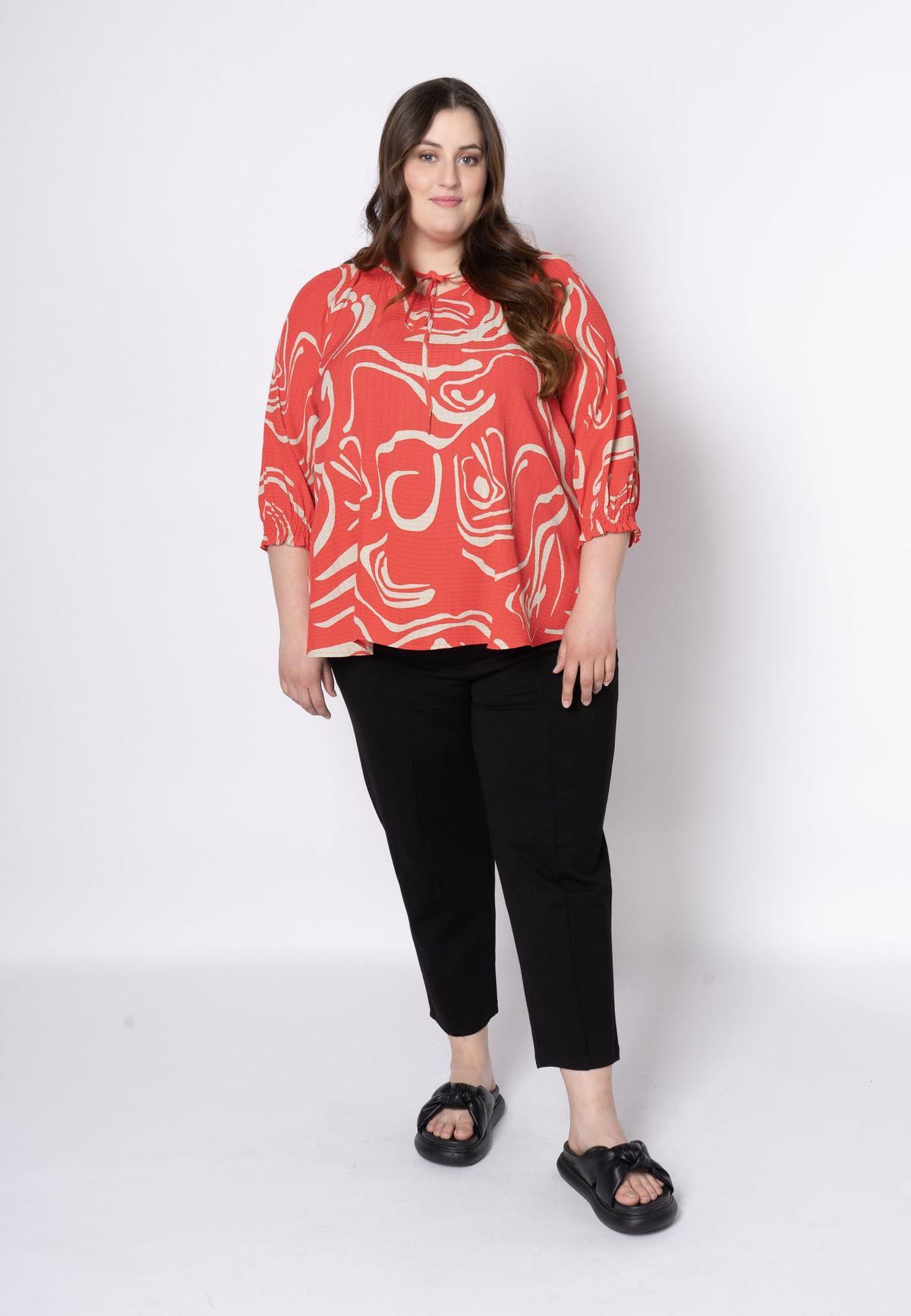 Pont Neuf - Bluse - Pnchi - Tomato - S/40