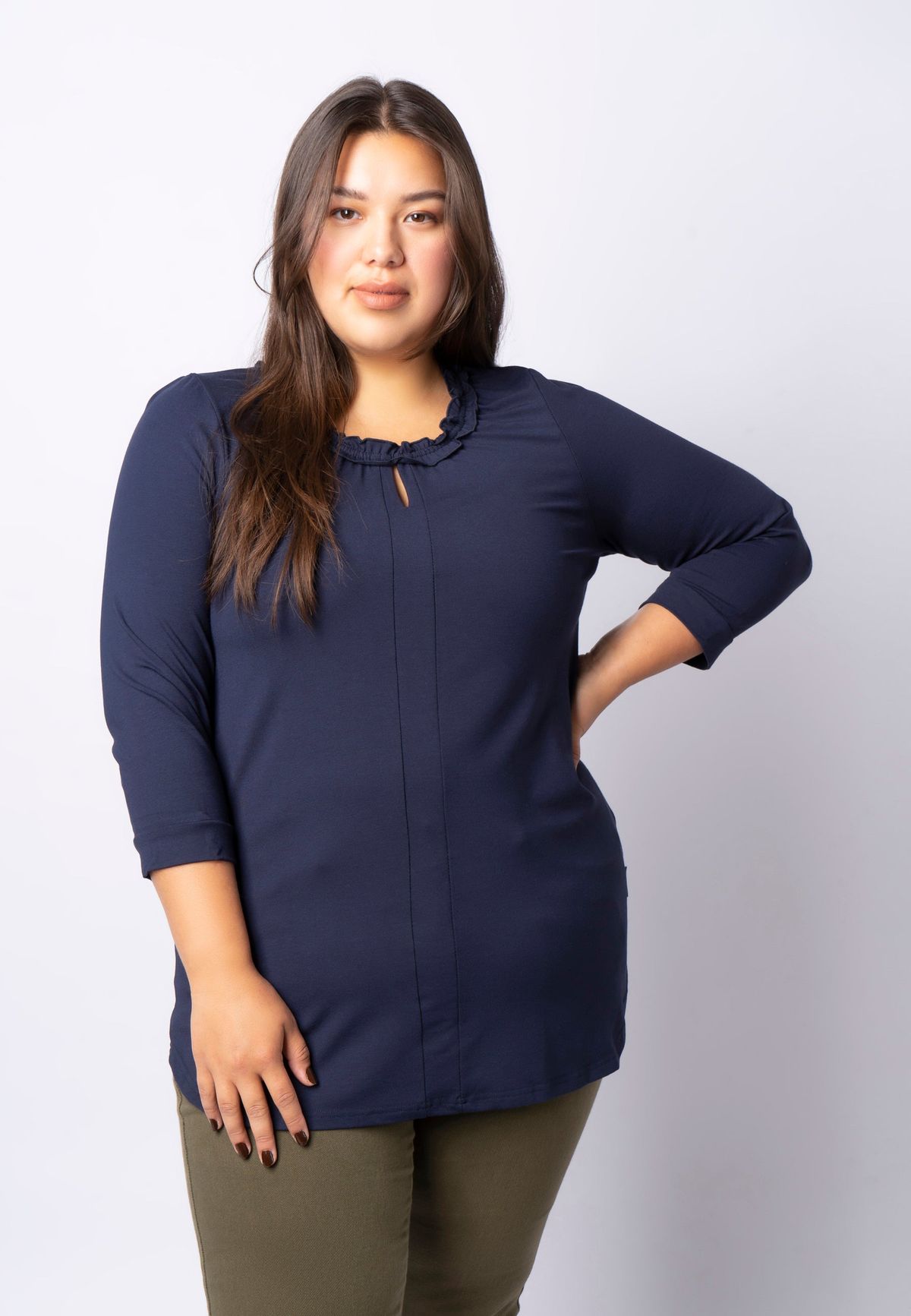 Pont Neuf - Bluse - Pnheike - Navy - M