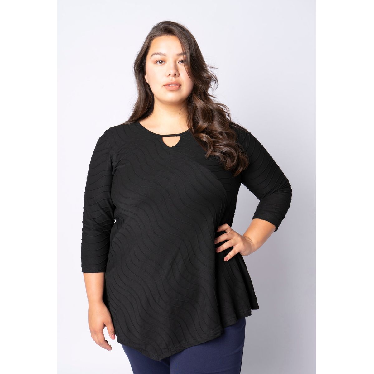 Pont Neuf - Bluse - Pnmagrethe - Black - S/40