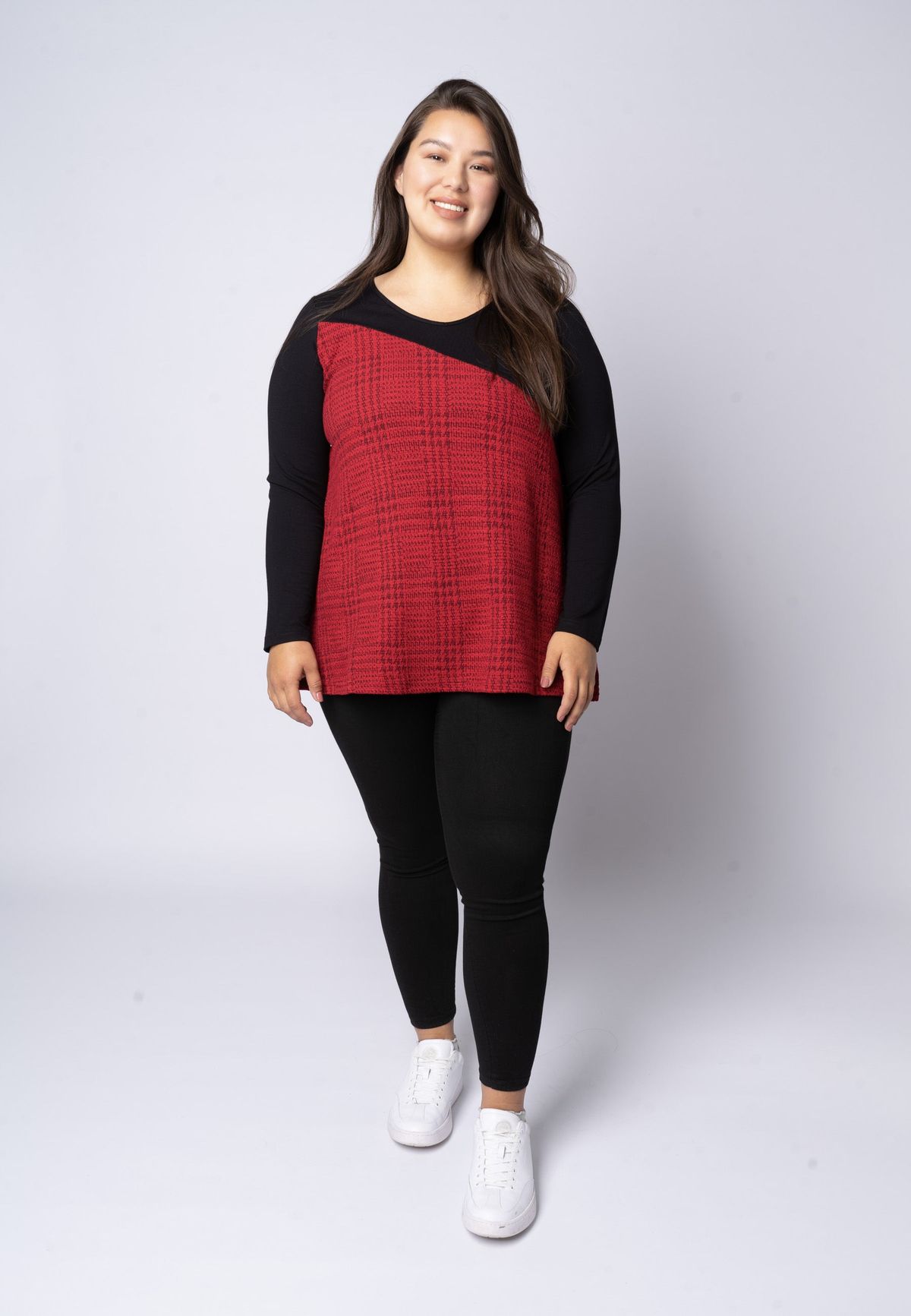 Pont Neuf - Bluse - Pnmaj-mie - Warm Red - 2xl