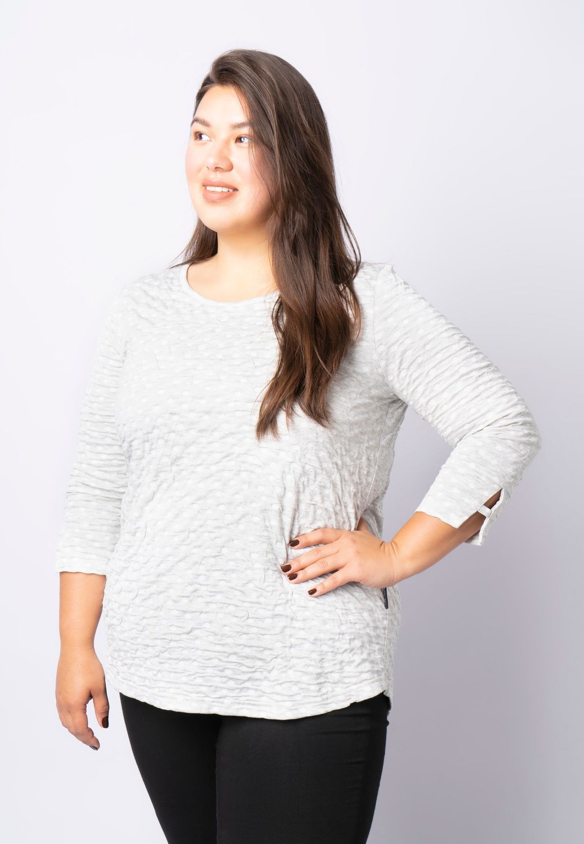 Pont Neuf - Bluse - Pnnelly - Light Grey - Xl