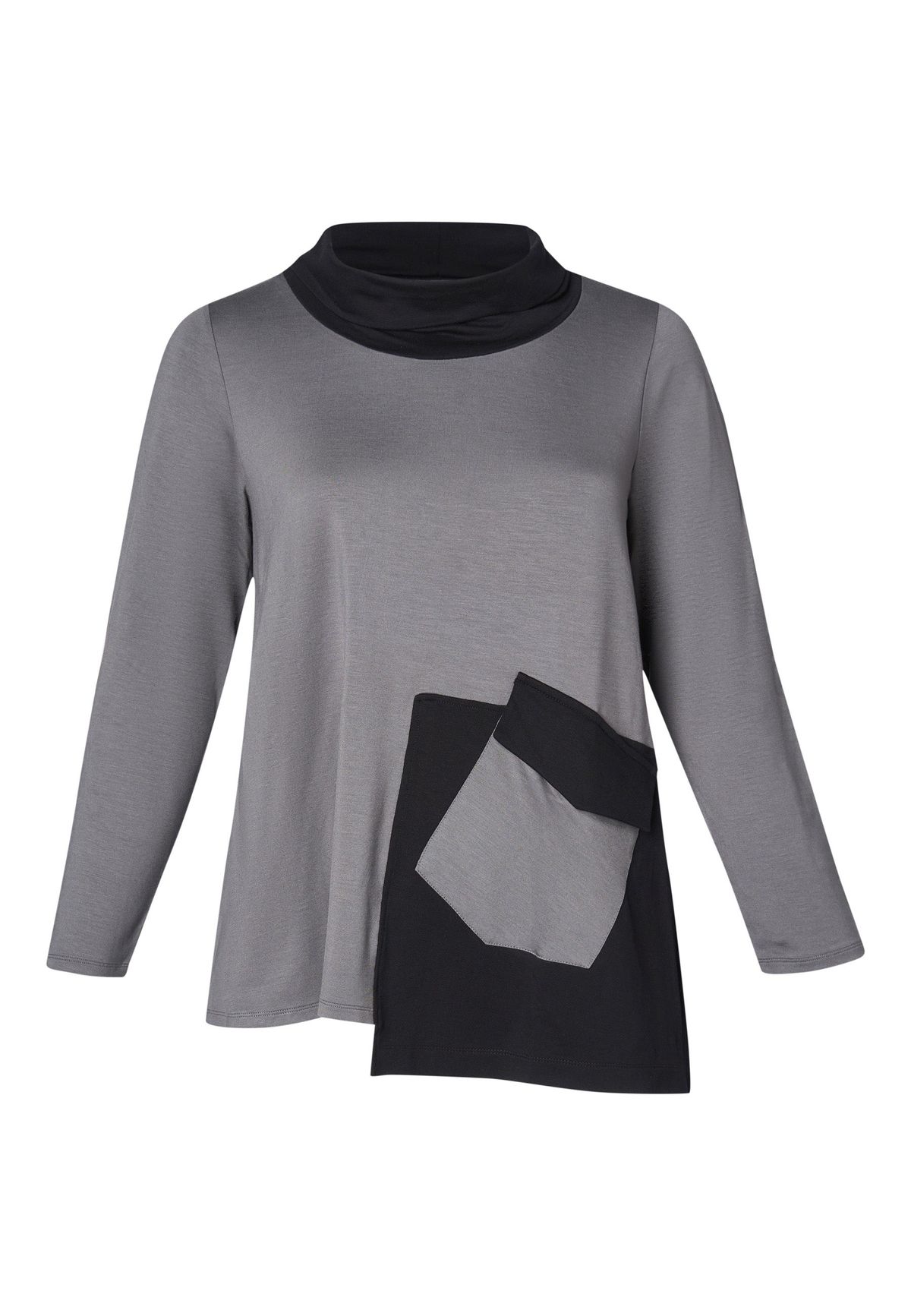 Pont Neuf - Bluse - Pnrama - Steel Grey - 2xl/52