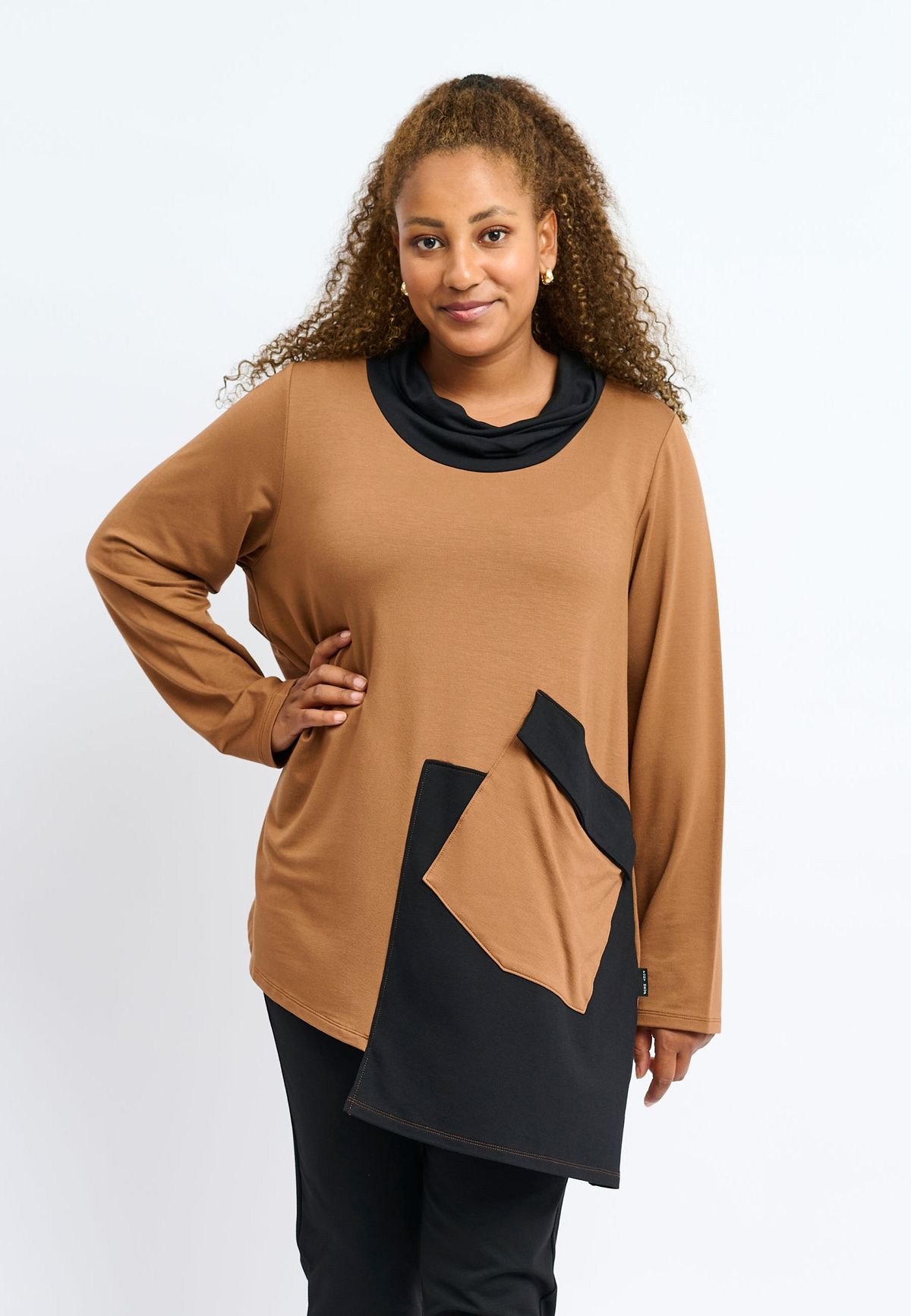 Pont Neuf - Bluse - Pnrama - Toffee - 3xl/54-56