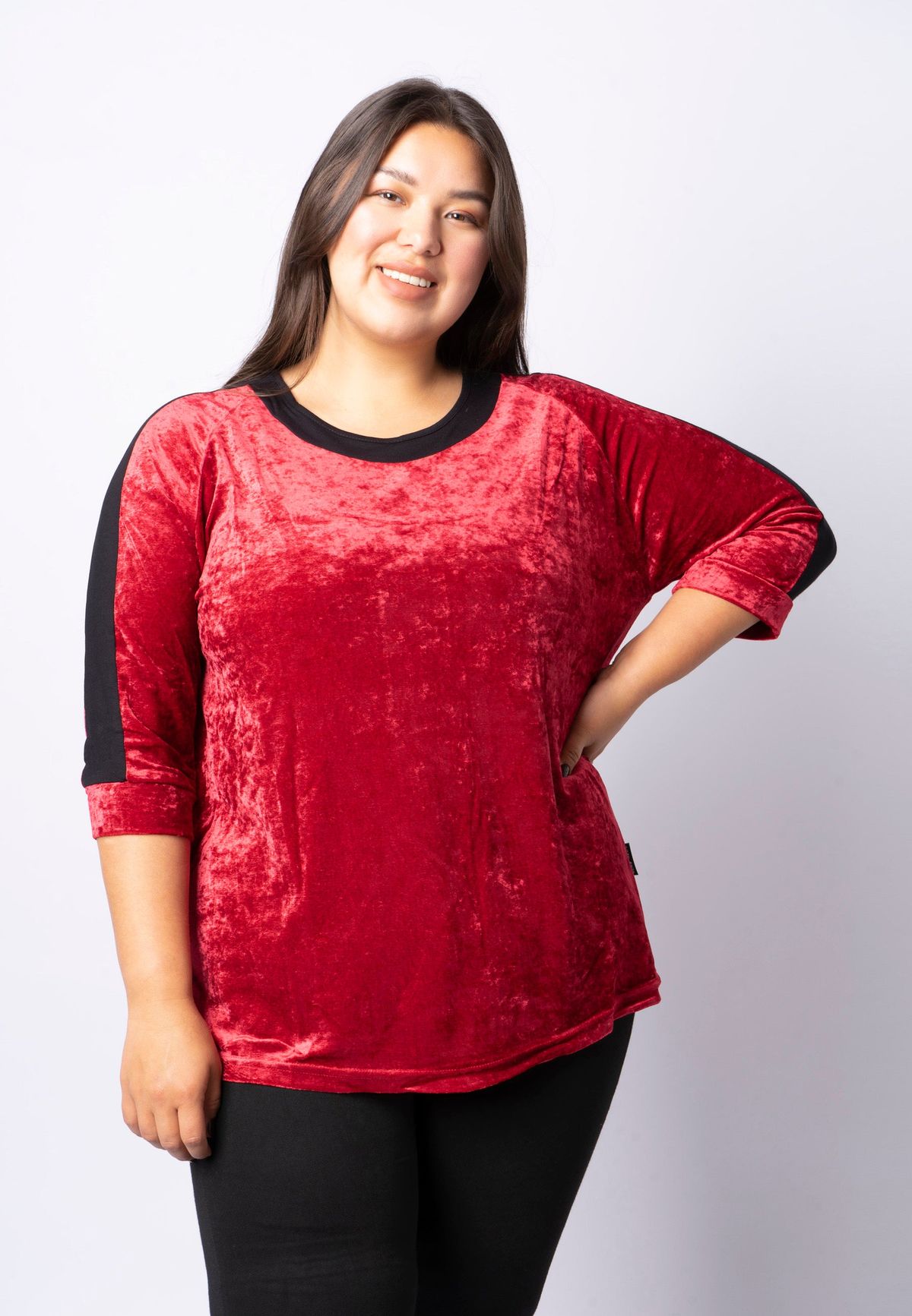 Pont Neuf - Bluse - Pnrihana - Warm Red - M