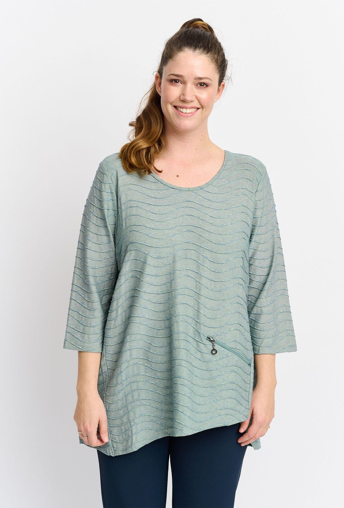 Pont Neuf - Bluse - Pntabia - Simply Green - 2xl/52