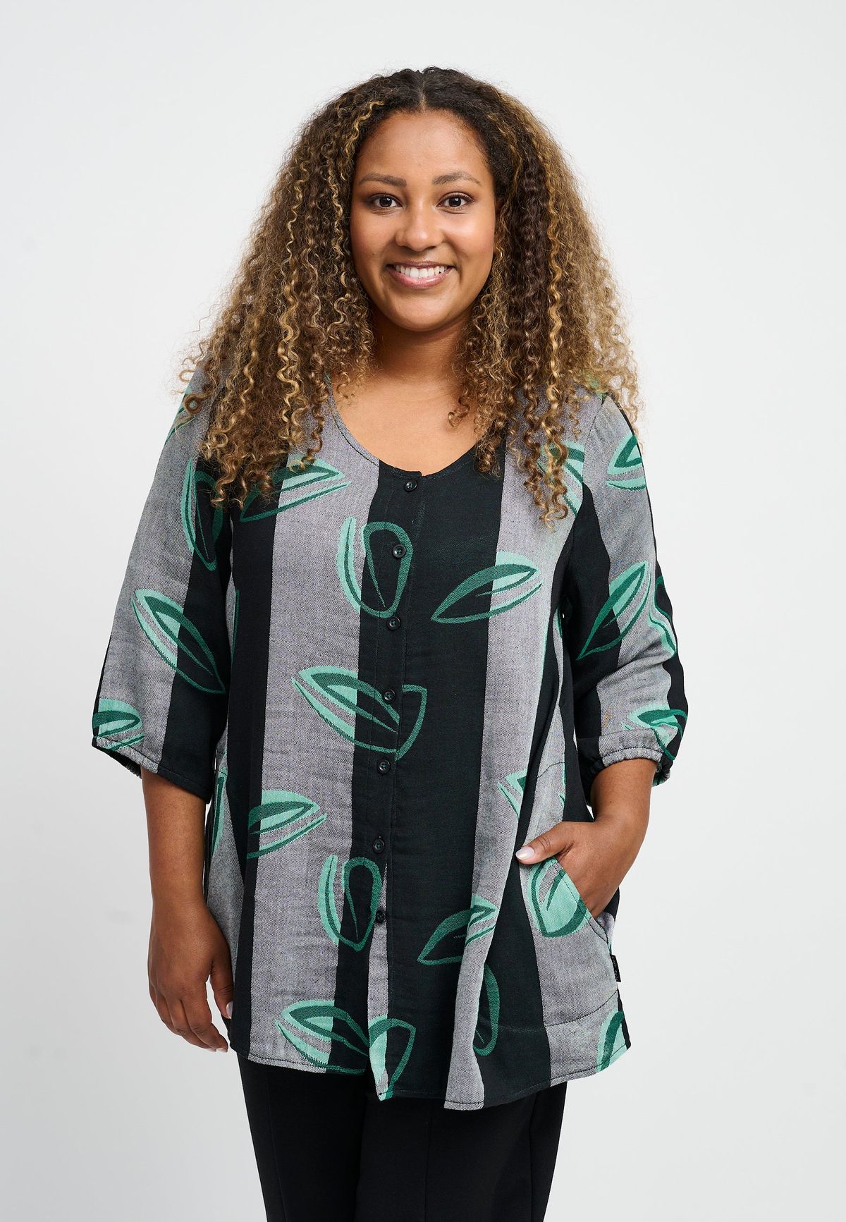 Pont Neuf - Bluse - Pnthorid - Green - Xs/36-38