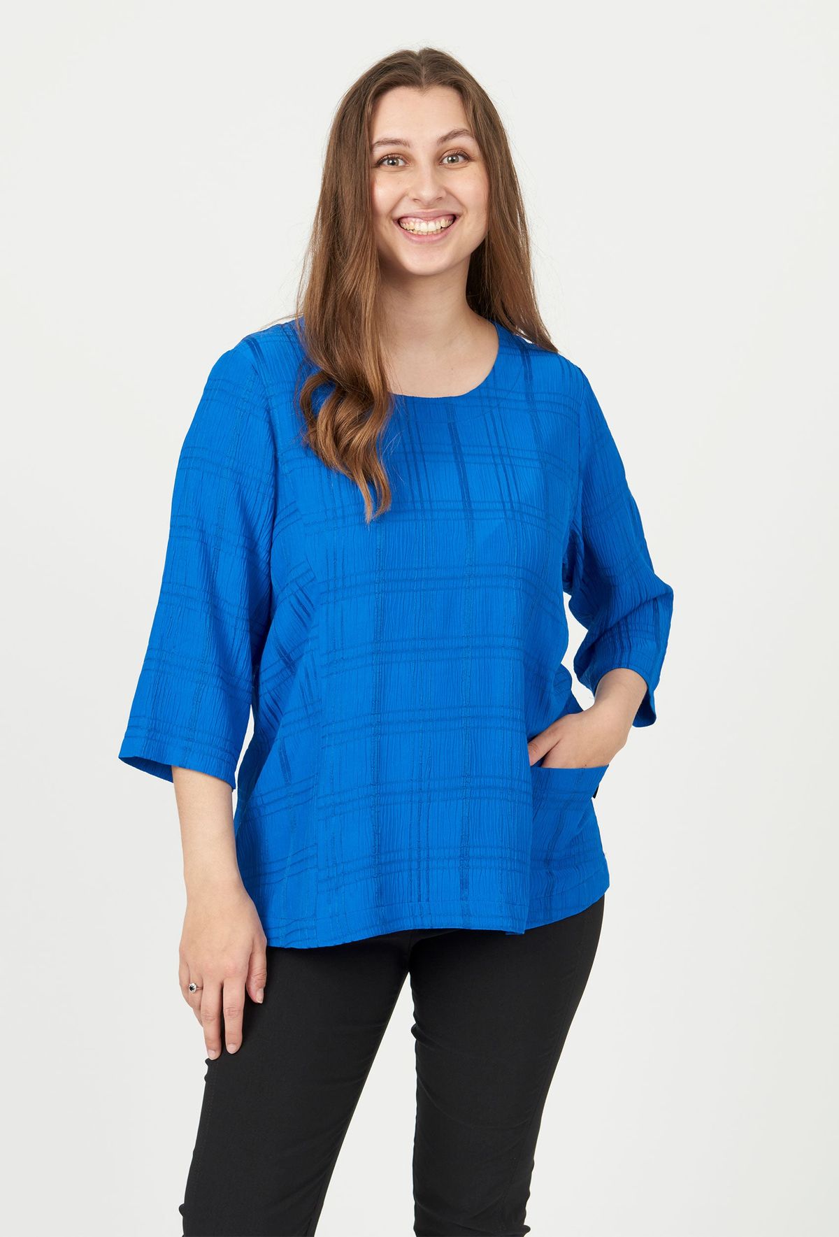 Pont Neuf - Bluse - Pnyade - Medium Blue - M/42-44