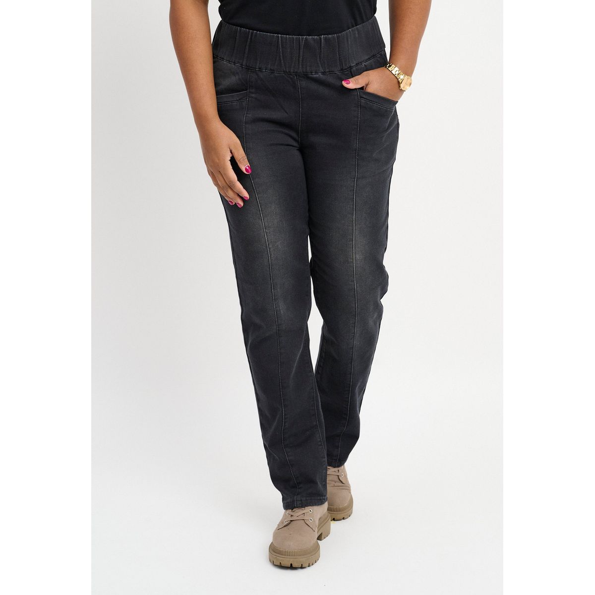 Pont Neuf - Jeans - Pnlis - Black - 3xl/54-56