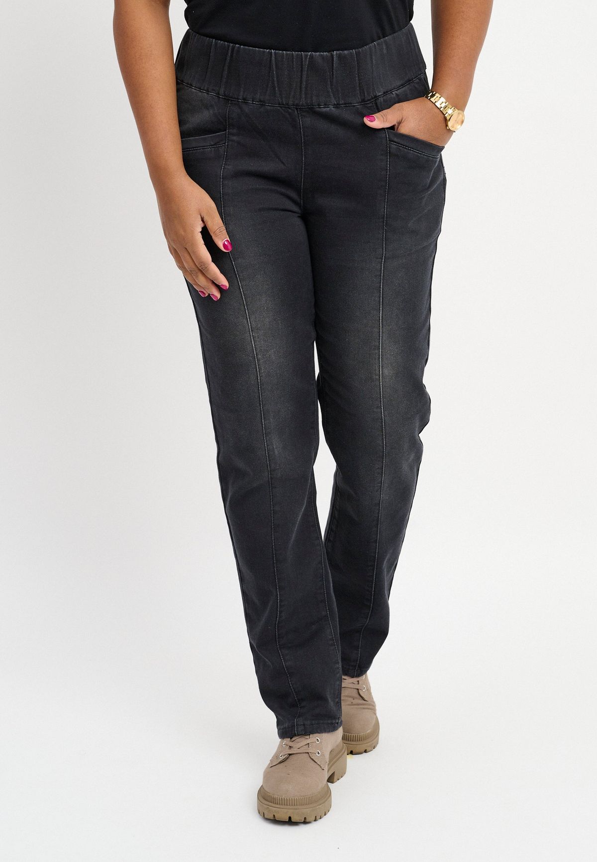 Pont Neuf - Jeans - Pnlis - Black - Xs/36-38