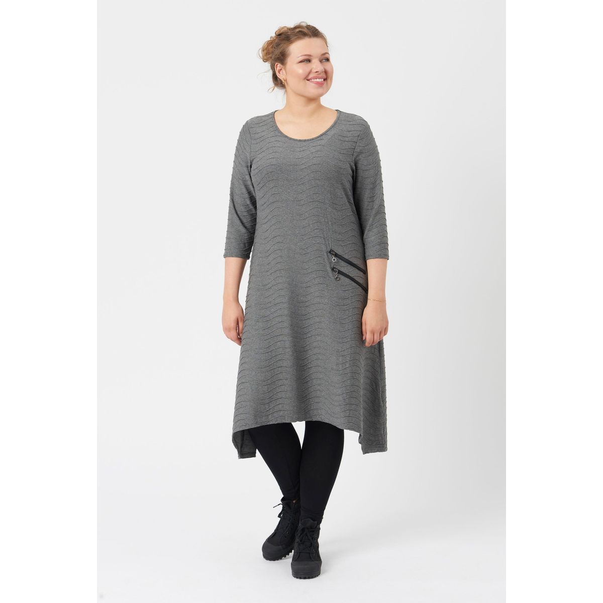 Pont Neuf - Kjole - Pndaria - Grey Melange - Xs/36-38