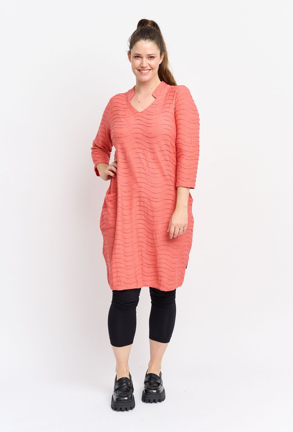 Pont Neuf - Kjole - Pndemeka Tea - Coral Red - 2xl/52