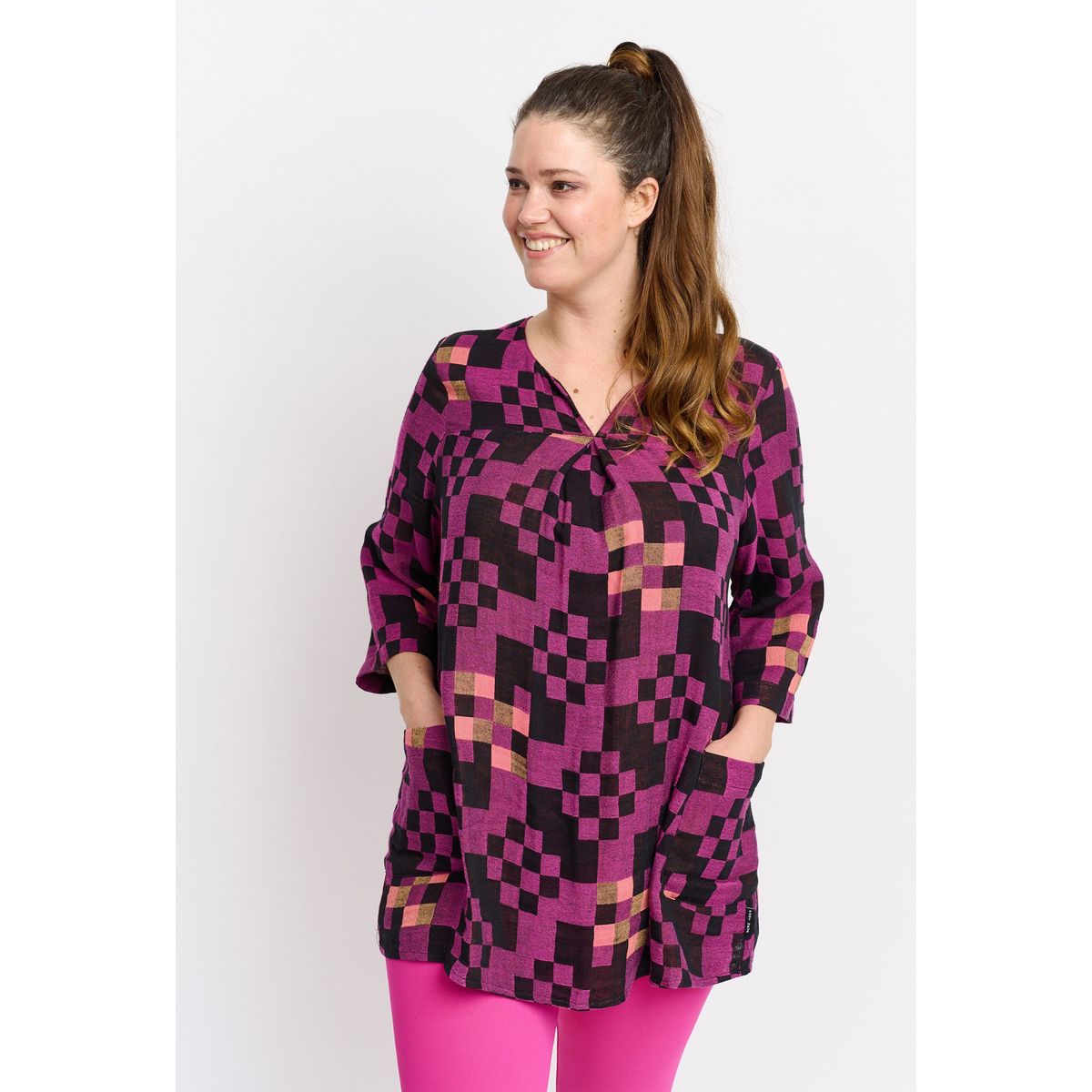 Pont Neuf - Tunika - Pnraben Tea - Fuchsia - 2xl/52