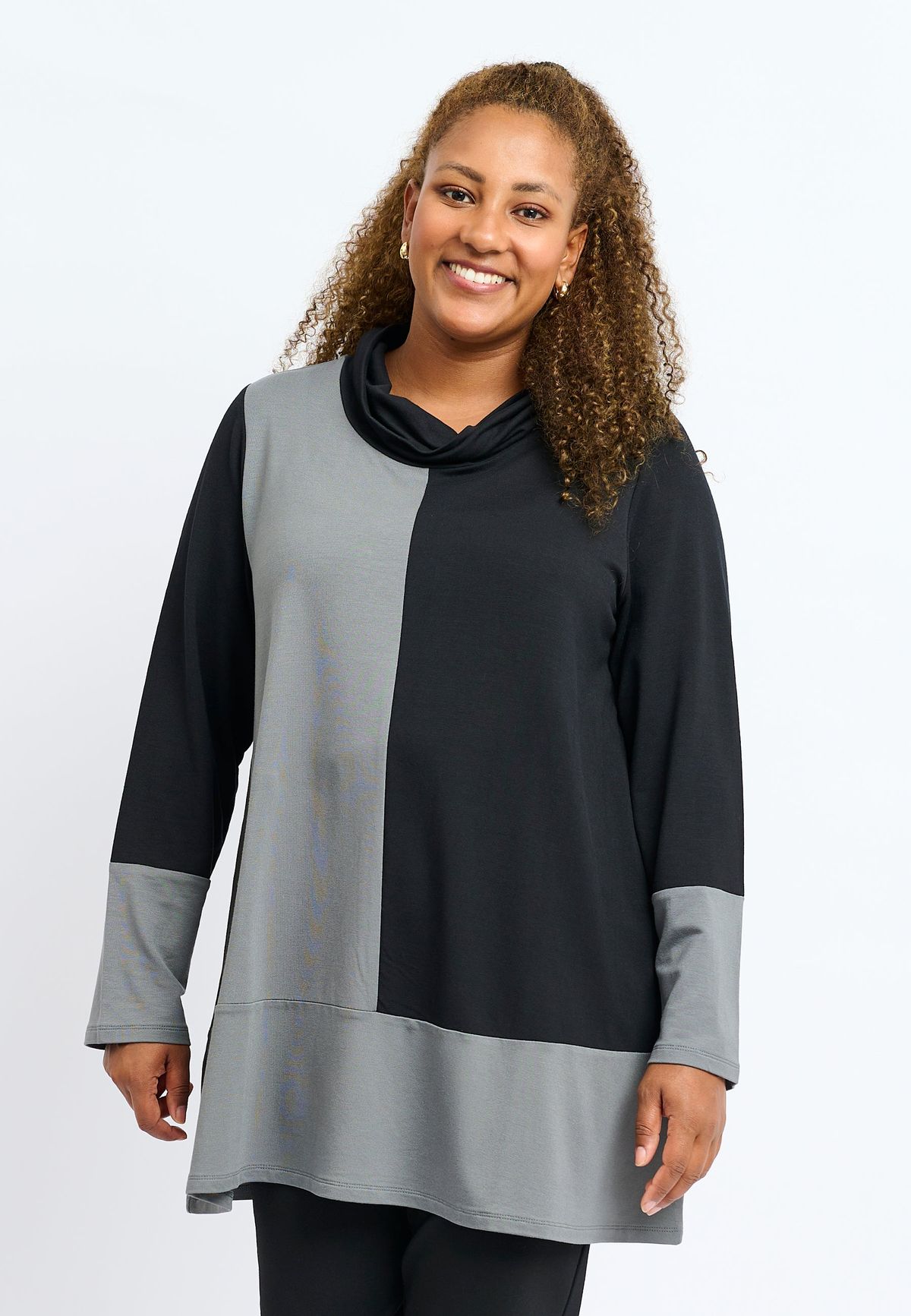 Pont Neuf - Tunika - Pnrain - Steel Grey - 3xl/54-56