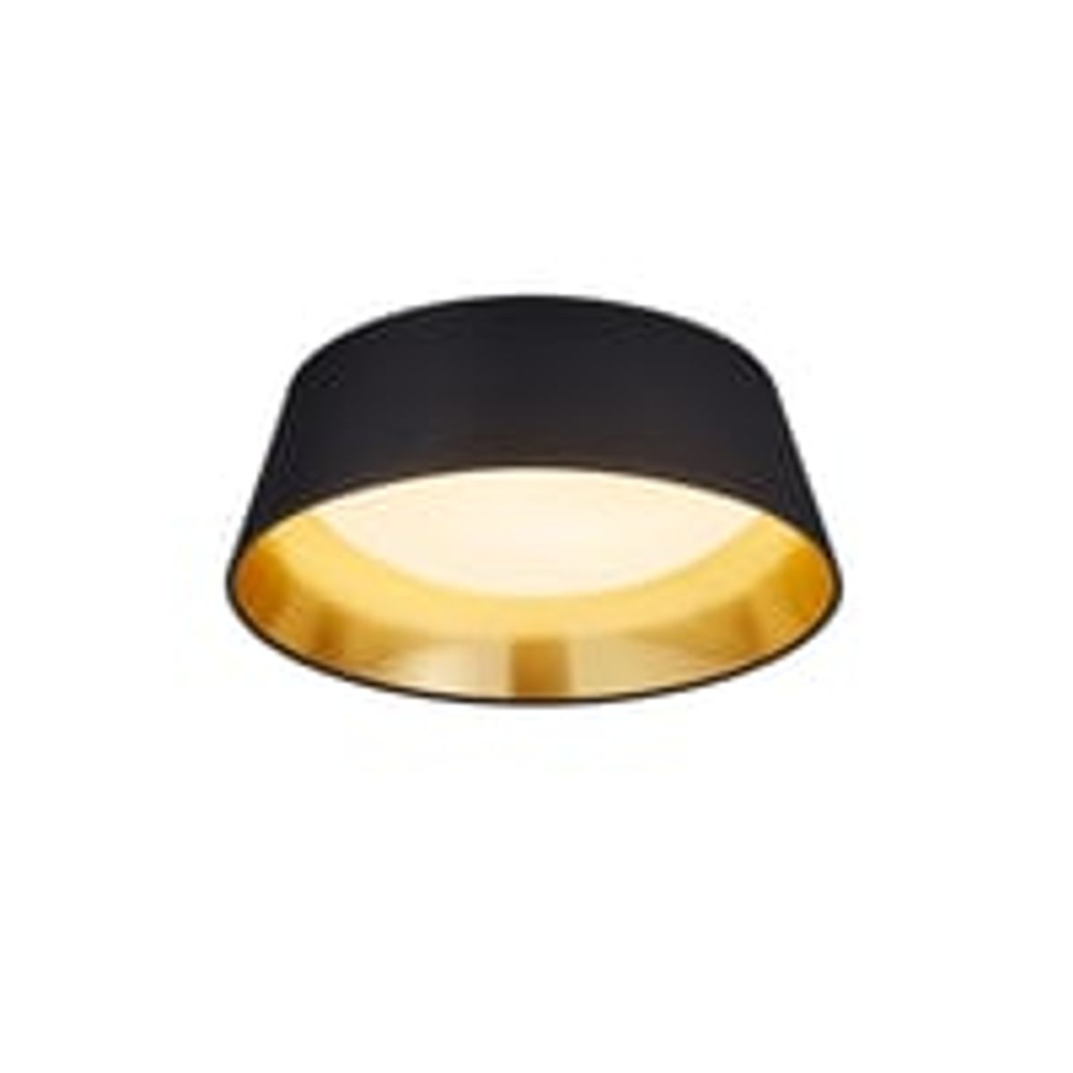 Ponts LED loftlampe 34 cm sort/guld