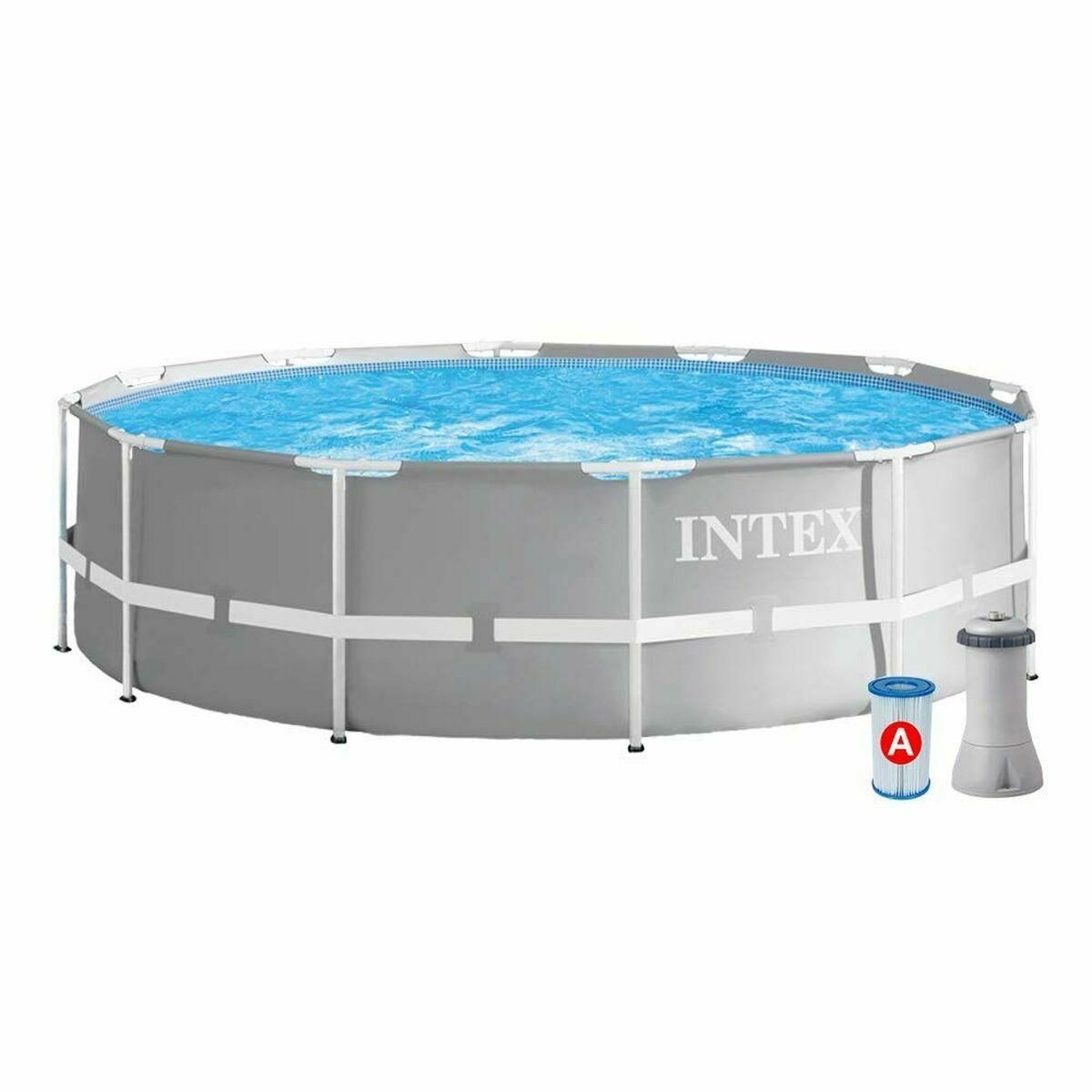 Pool Aftageligt Intex 26712 6503 l 366 x 76 cm Rensesystem til swimmingpool (366 x 76 cm)