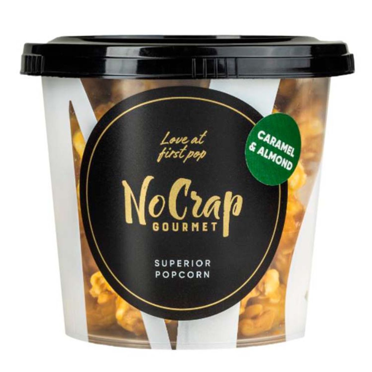 Popcorn med Mandel & Karamel, No Crap [DATO]