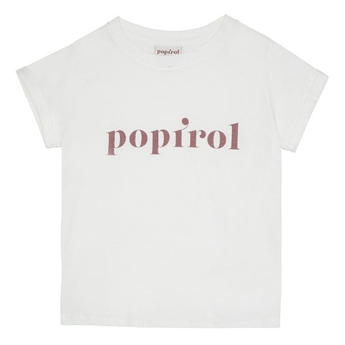 Popirol - 1-0020 T-Shirt - Offwhite - 104/4 år