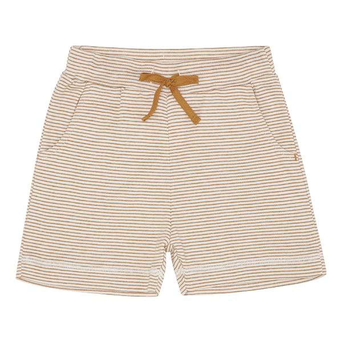 Popirol - Beni Shorts - Mustard stripe - 116/6 år