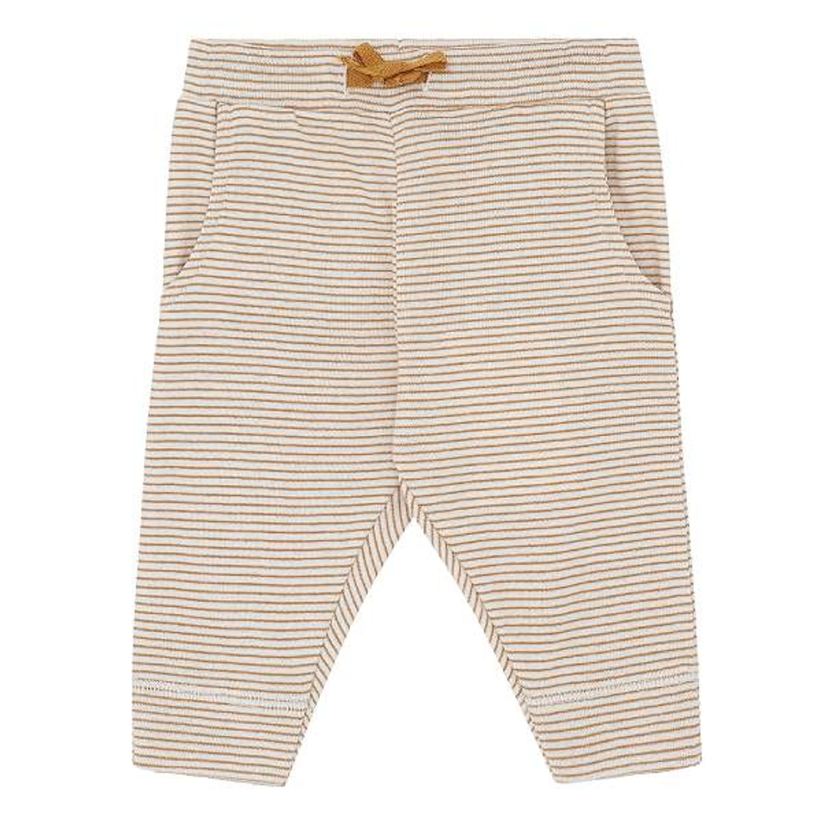 Popirol - Carlo Baby Bukser - Mustard Stripe - 56/0 mdr.