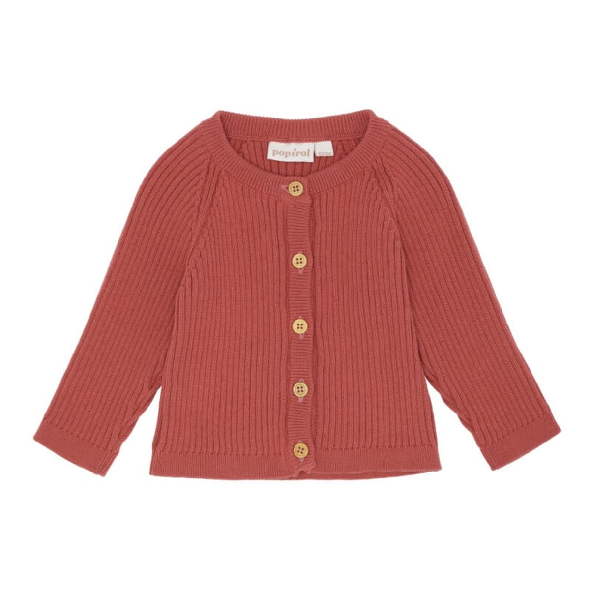 Popirol - Loui Baby Cardigan - Old Rose - 24 mdr.