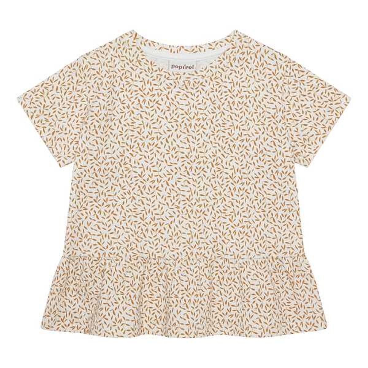 Popirol - Nora T-Shirt - Mustard - 104/4 år