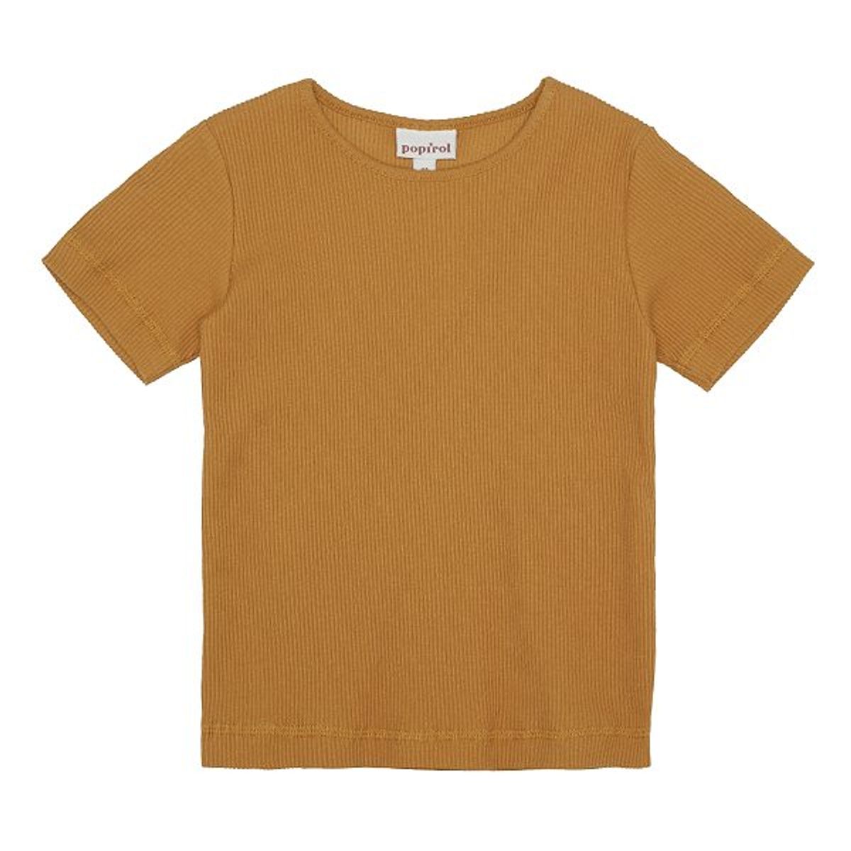 Popirol - Robi T-Shirt - Mustard - 104/4 år