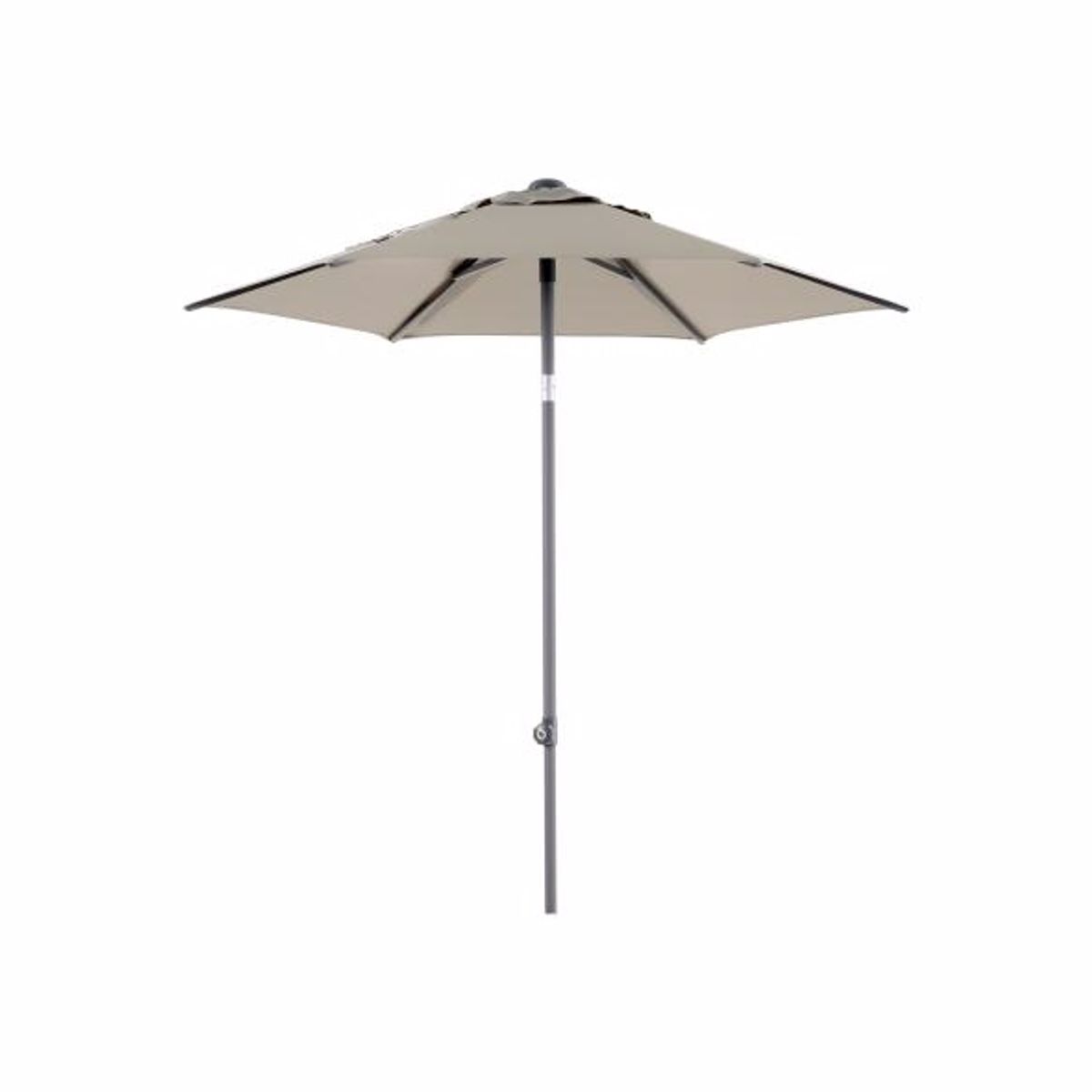 Poppi parasol Ø2m taupe - Diverse > Haveparasol - Brafab - Enggården Havemøbler