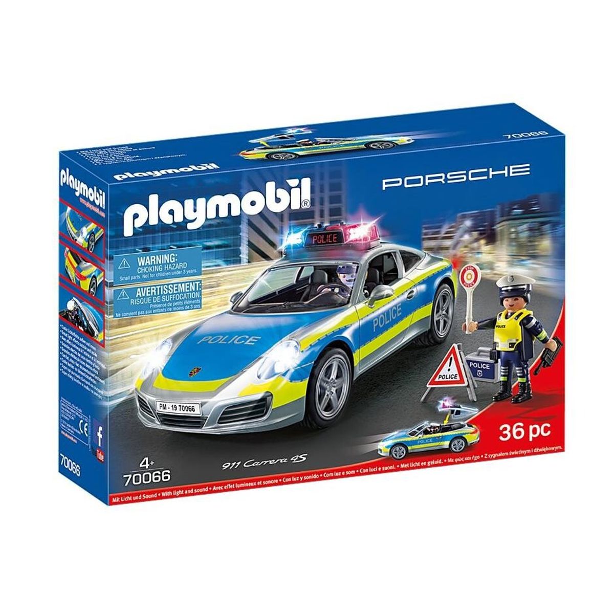 Porsche Politibil, Playmobil