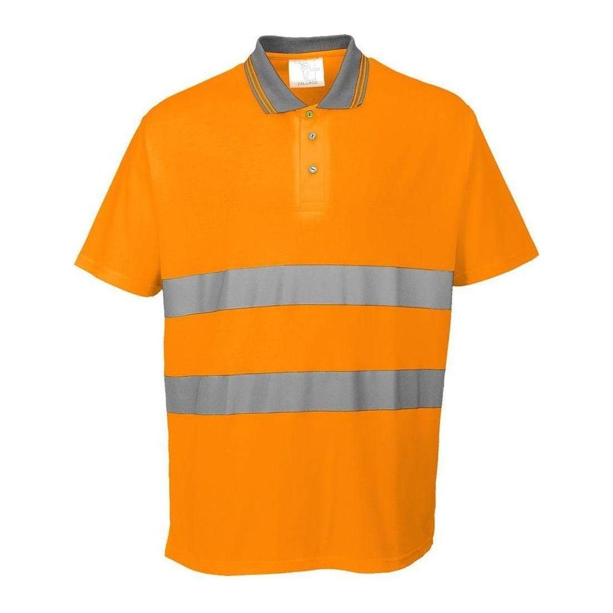 Portwest Hi-vis bomulds comfort poloshirts S171