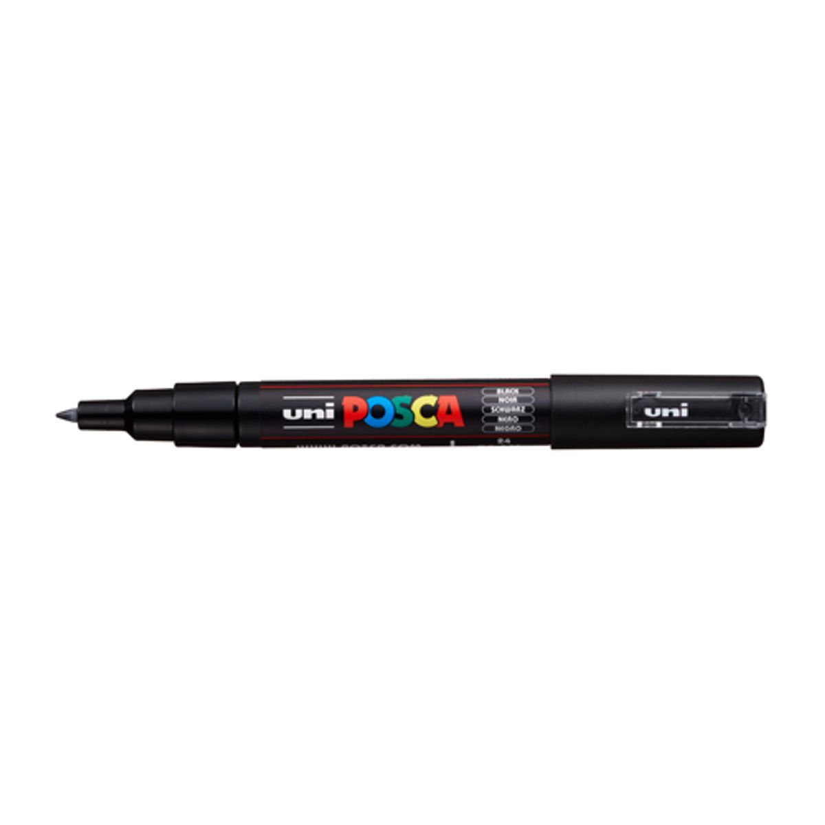 Posca PC-1M 0,7 - 1mm Sort - 24