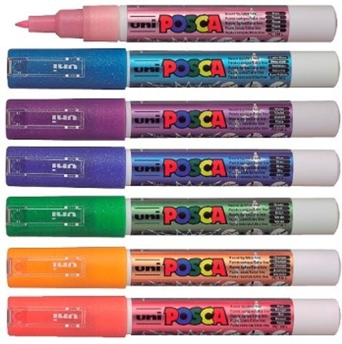 POSCA PC-3ML green glitter