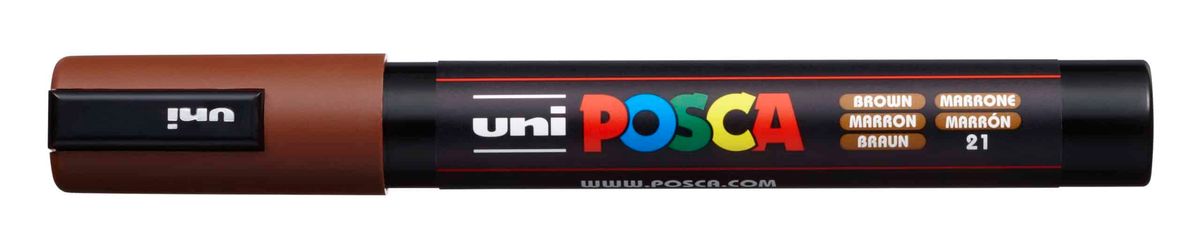 Posca Tusch Brun - PC-5M - 1stk