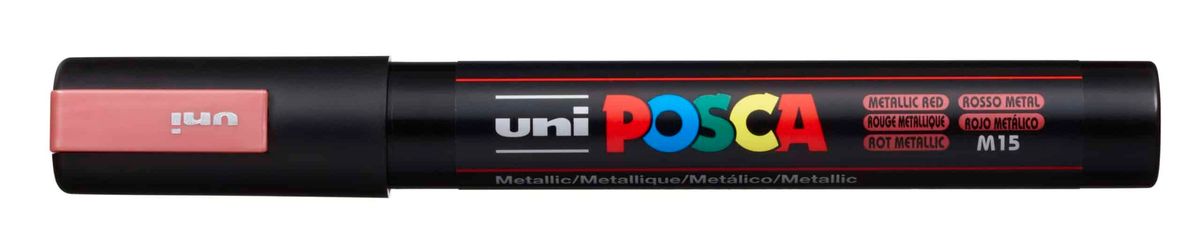 Posca Tusch Metallisk rød - PC-5M - 1stk