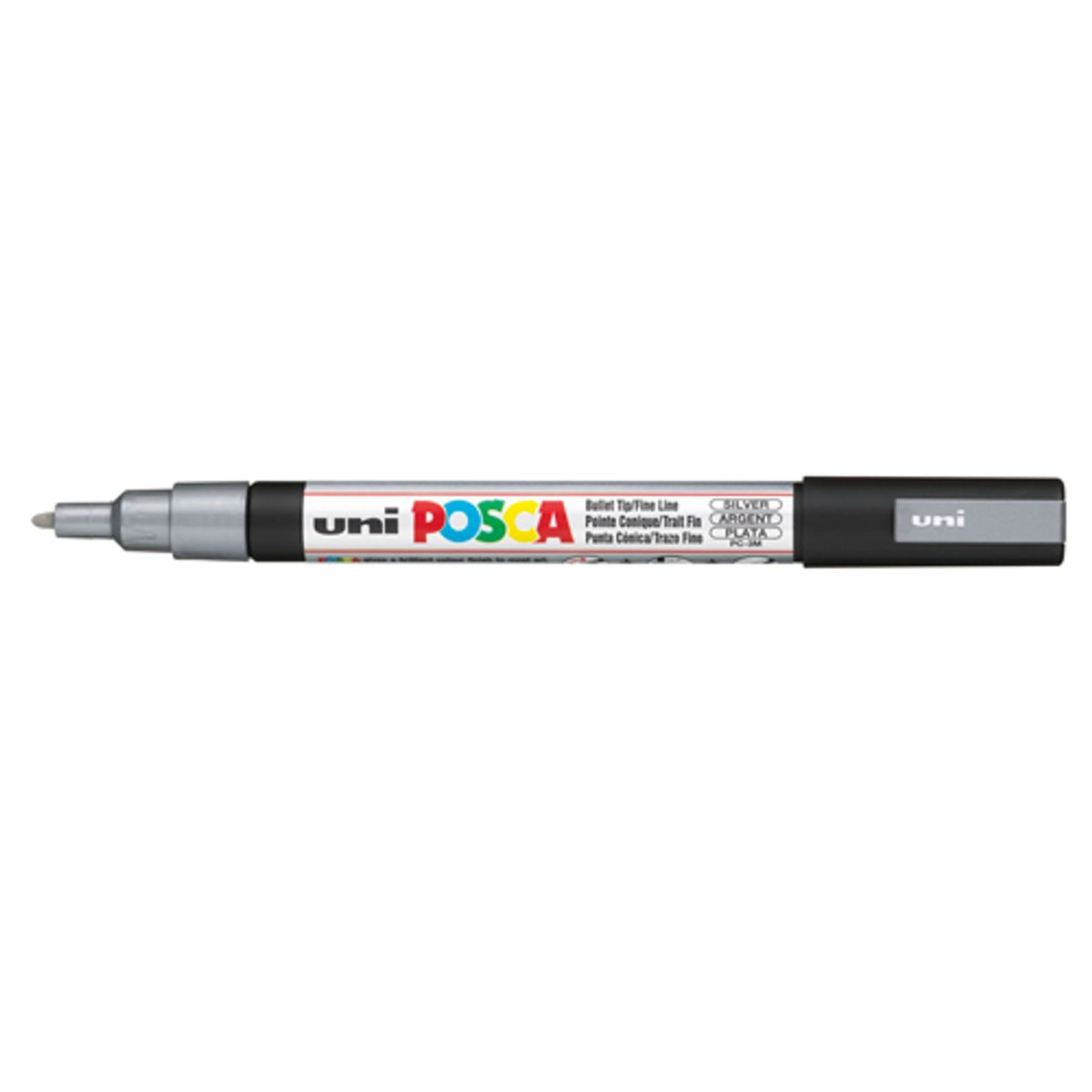 Posca Tusser - PC-3M 0,9 - 1,3 mm 1 stk Sølv 26