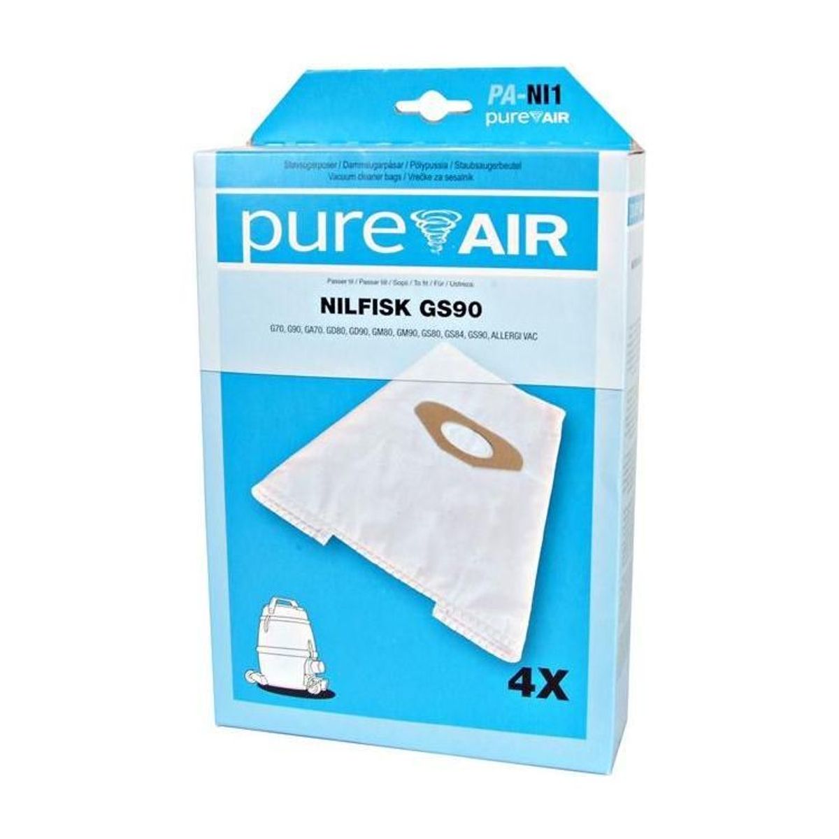 POSE PUREAIR NI1 NILFISK GM/GS 80/90 /4