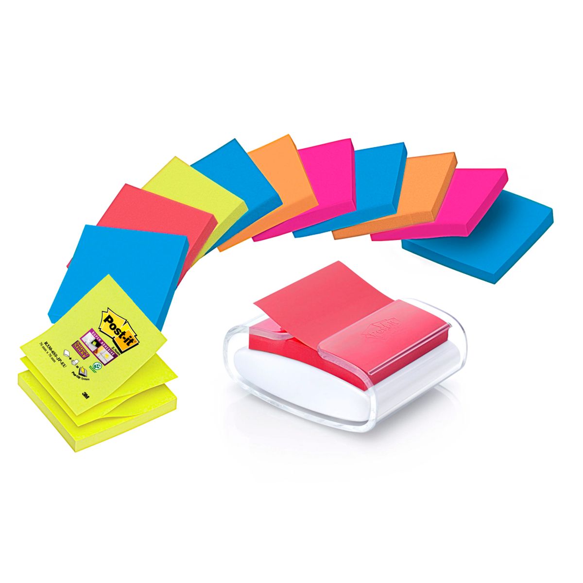 Post-it Z-notes Dispenser + 12 Blokke