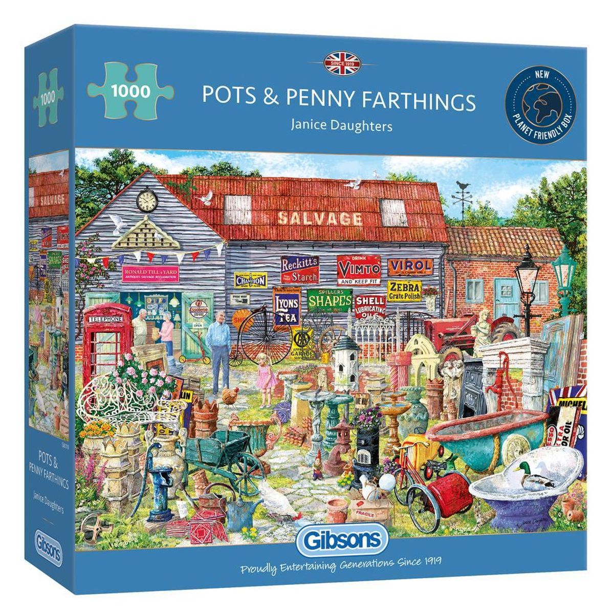 Pots & Penny Farthings - 1000 brikker