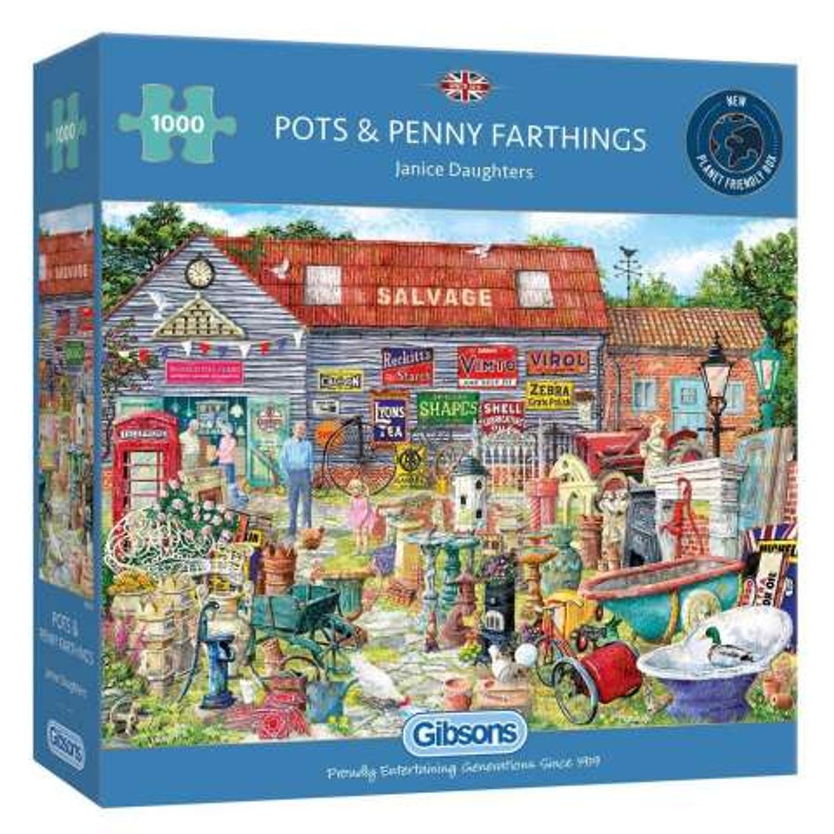 Pots & Penny Farthings - 1000 brikker