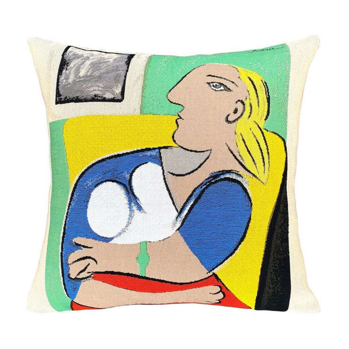 Poulin Design Picasso Pude - Femme Dans Un Fauteuil Jaune - Exclusive Line