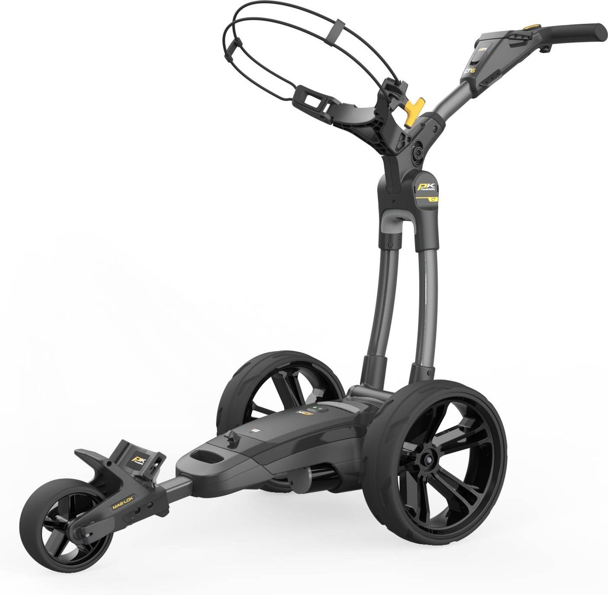 PowaKaddy CT6 EBS Elektrisk golfvogn - Sort - 260Wh, 29.6V (36 Huller)