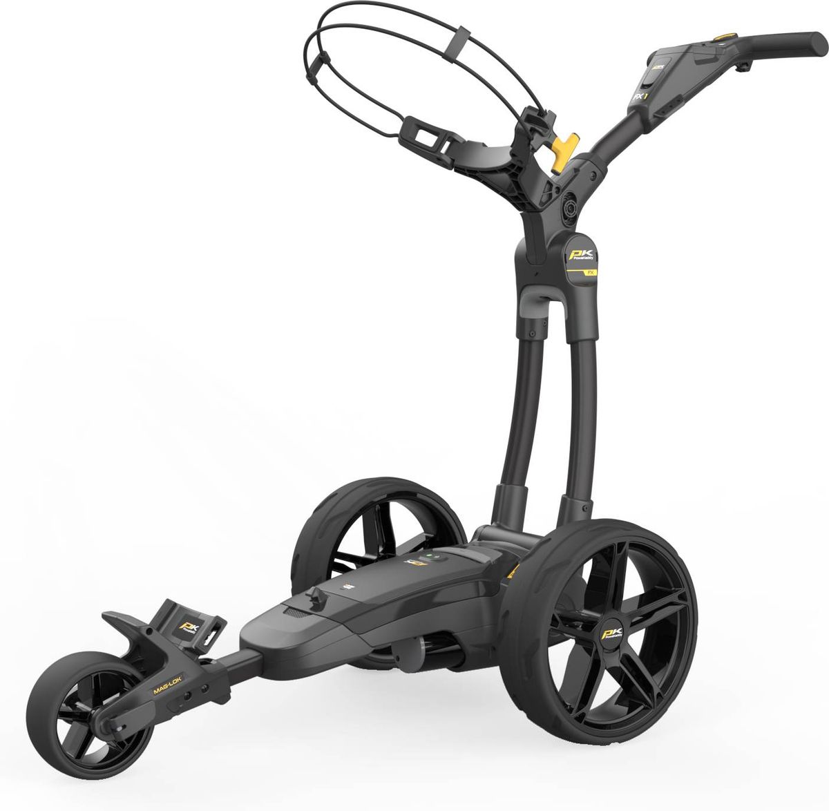 PowaKaddy FX1 Elektrisk golfvogn - Sort - 260Wh, 29.6V (36 Huller)