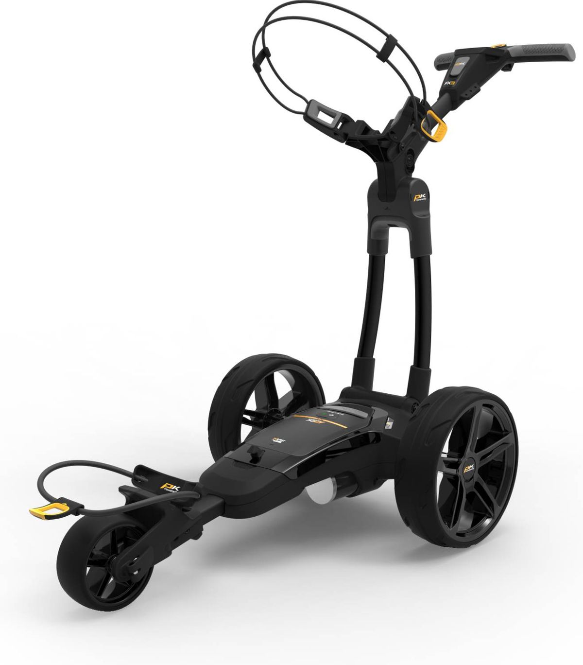 PowaKaddy FX3 EBS Elektrisk golfvogn - Sort - 260Wh, 29.6V (36 Huller)