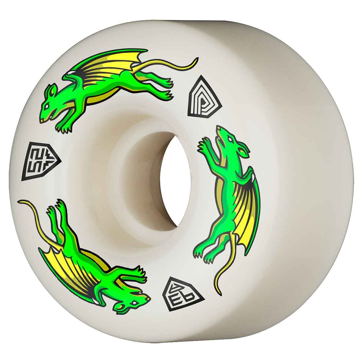 Powell Peralta Dragon Formula Nano Rat Skateboard Wheels 52mm x 34mm 93A 4pk