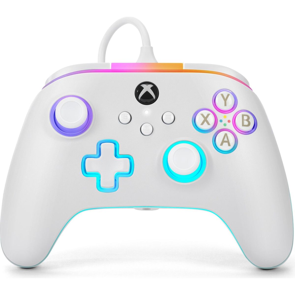 Powera Advantage Wired Controller For Xbox Series X - S With Lumectra - White