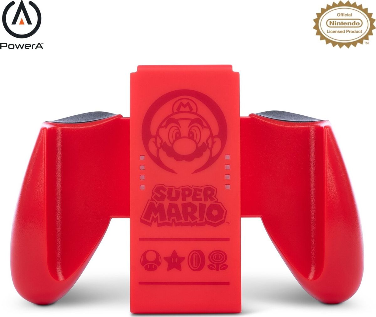 Powera Joy-con Comfort Grip - Super Mario Red