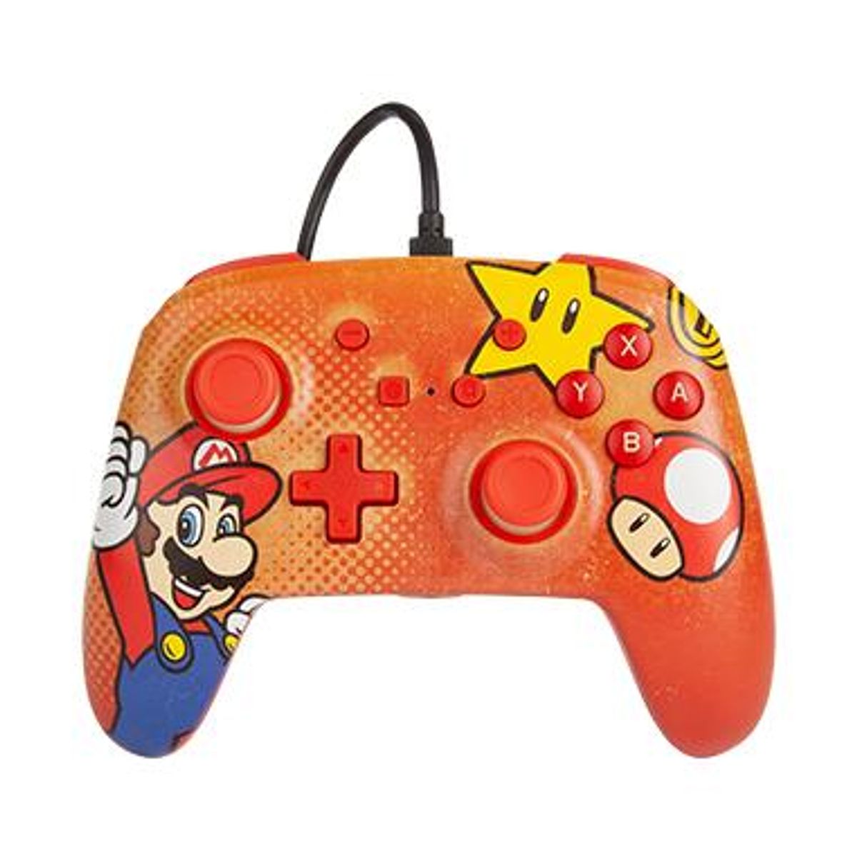 PowerA Nintendo Switch Enhanced Kablet Controller - Mario Vintage