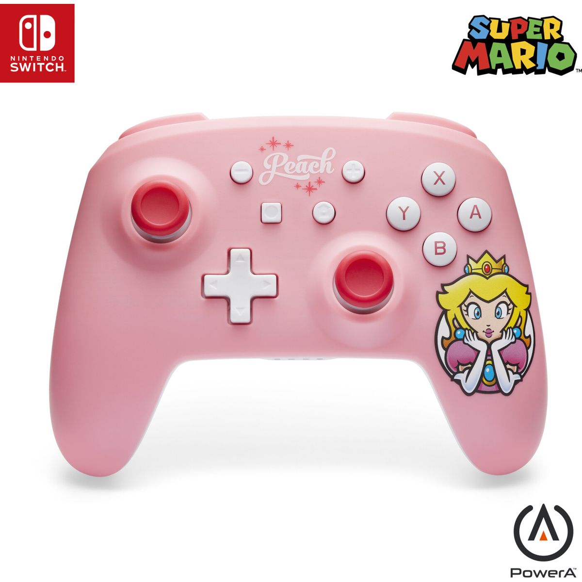 Powera Wireless Controller ? Princess Peach Pink (nintendo Switch)