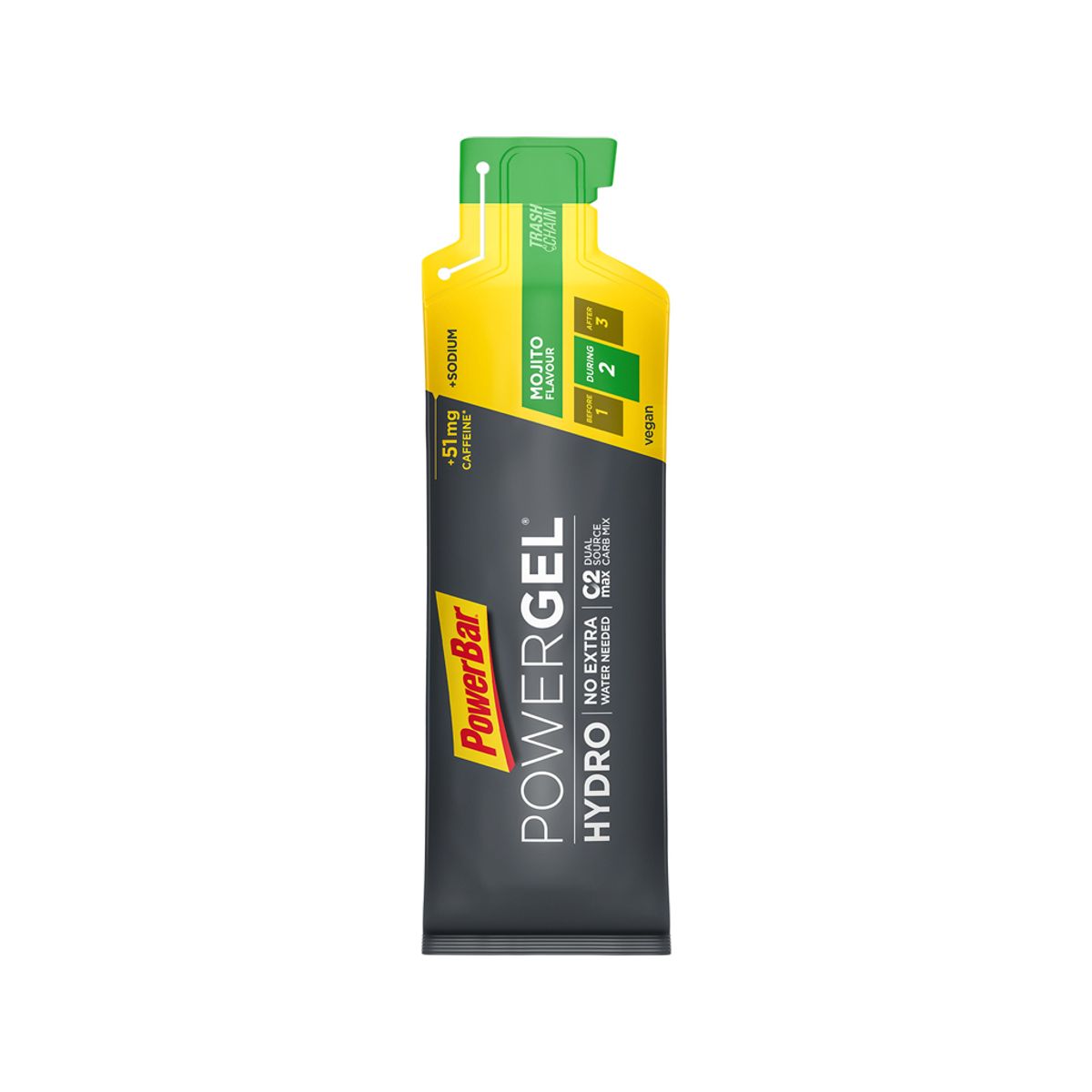 Powerbar PowerGel Hydro - Mojito med koffein - 67 ml.