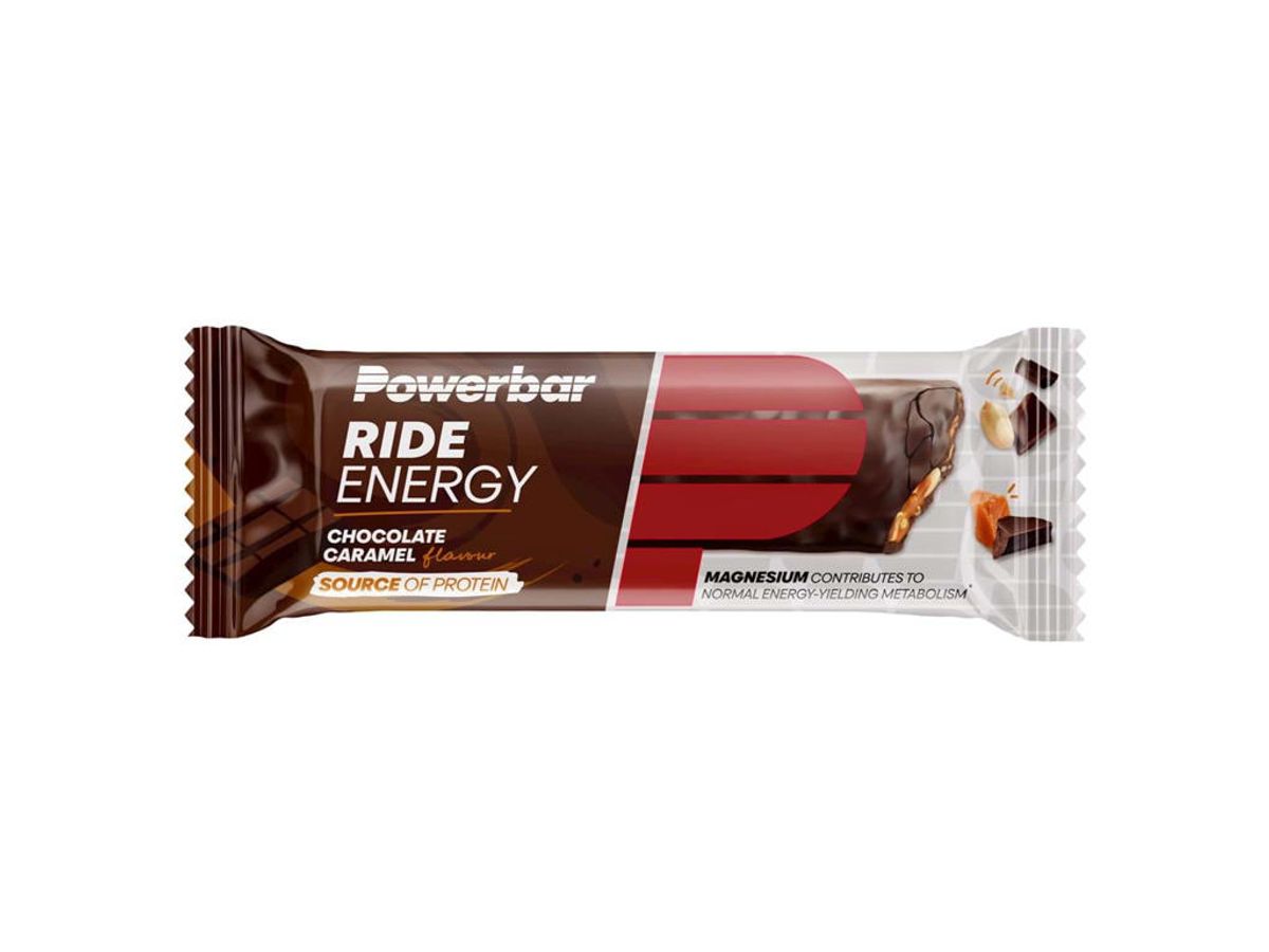 Powerbar Ride - Chocolate caramel +magnesium - 55 gram. M.H.T 31-10-2024